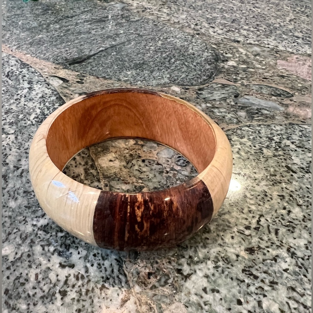 Wooden Bangle Bracelet